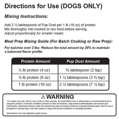 PupDust Daily Vitality Delivered: Gut, Joint, and Coat Support in One Simple Scoop.