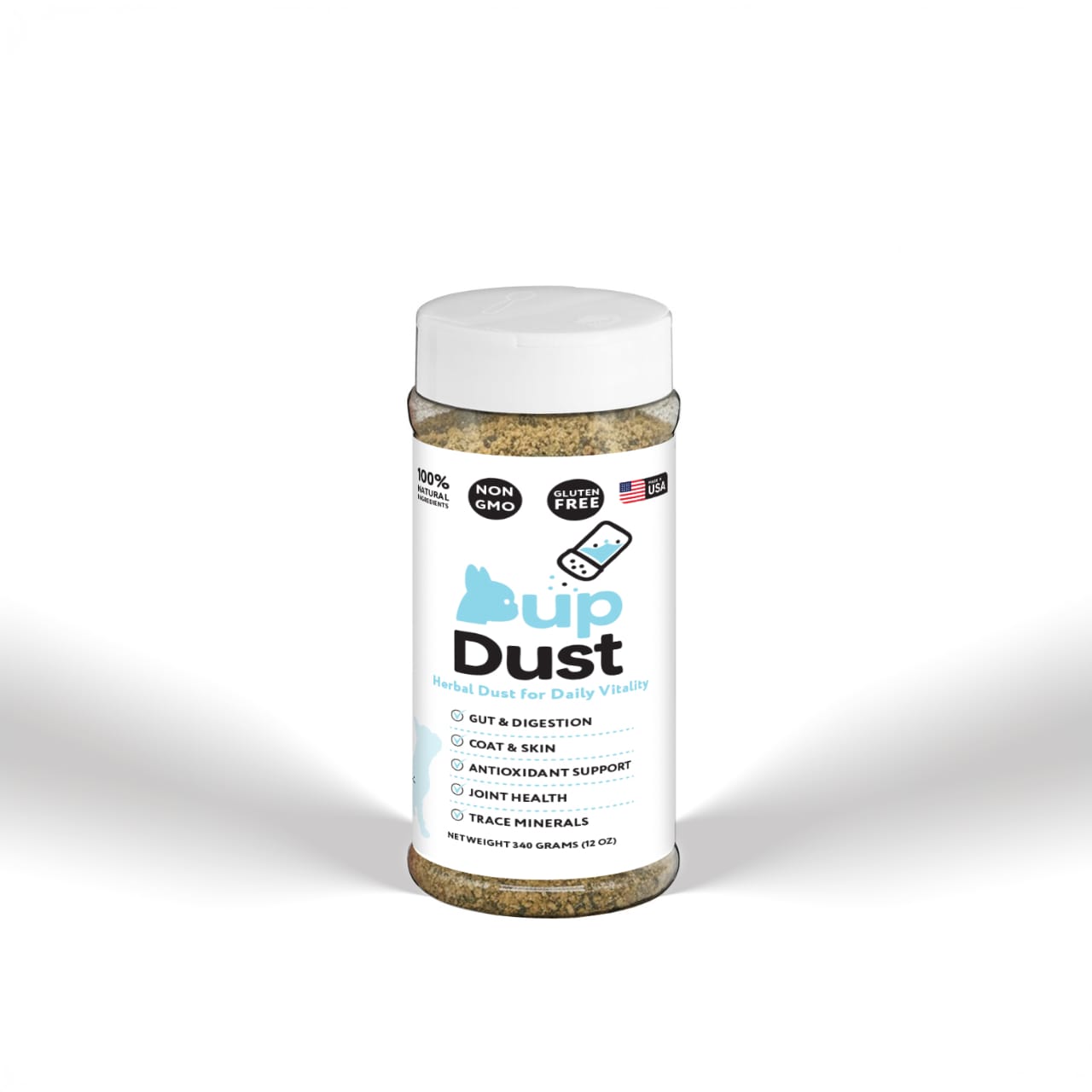 1x Pup Dust – Herbal Food Topper for Daily Vitality (Dogs Only)